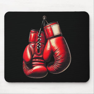 Boxhandschuhe Rot Boxen Sport Boxer Kickboxen  Mousepad
