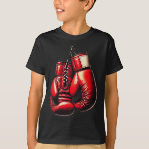 Boxhandschuhe Rot Boxen Sport Boxer Kickboxen T-Shirt