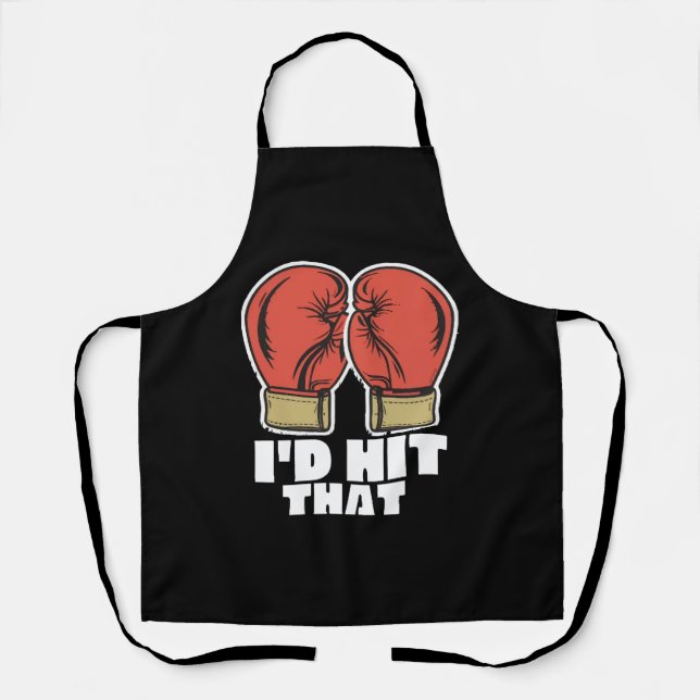 Boxhandschuhe Schürze (Vorderseite)