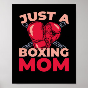 Boxhandschuhe - Sparring Nur ein Boxer Poster