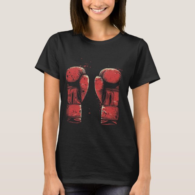 Boxhandschuhe T-Shirt (Vorderseite)