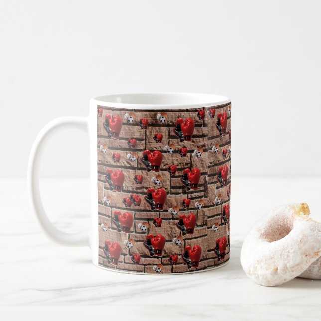 Boxhandschuhe Tasse (Mit Donut)