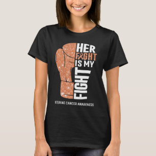 Boxhandschuhe Uteruskrebskrieger T-Shirt
