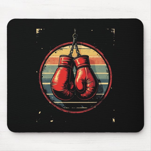 Boxhandschuhe Vintage 1  Mousepad (Vorne)