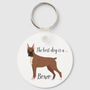 Boxhund Schlüsselanhänger
