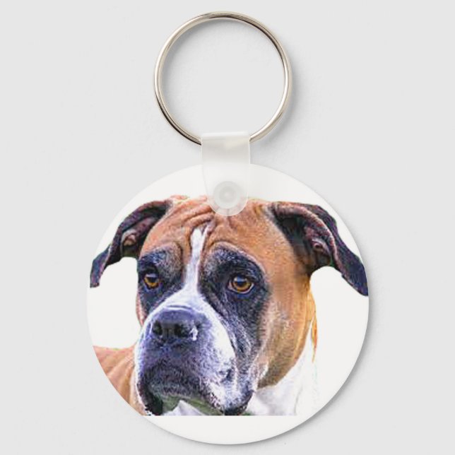 Boxhund Schlüsselanhänger (Vorderseite)