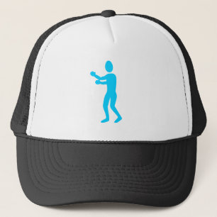 Boxing-Abbildung: Sky Blue Truckerkappe