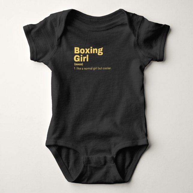 Boxing Baby Strampler (Vorderseite)