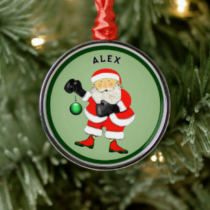 Boxing Boxer Christmas Collectif Ornament Aus Metall