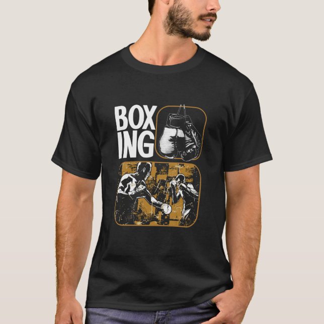 Boxing Boxer Gloves MMA Fighting Fighter T-Shirt (Vorderseite)