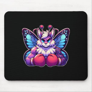 Boxing Butterfly Boxer Kickboxer Mixed Martial Art Mousepad