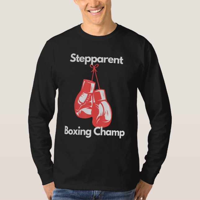 Boxing Champ Stepparent Boxing Gloves Niece Day T-Shirt (Vorderseite)
