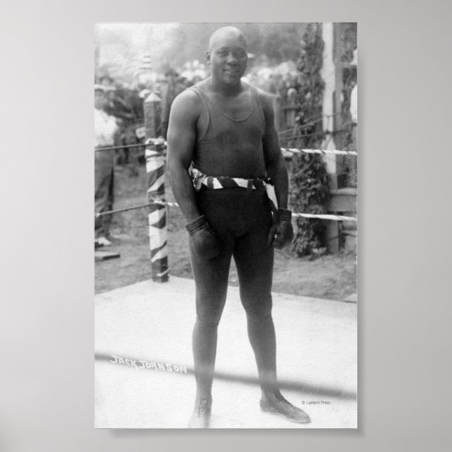 Boxing Champion Jack Johnson Poster (Vorne)