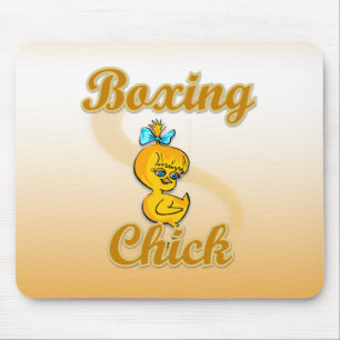 Boxing Chick Mousepad