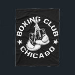 Boxing Club Chicago Gloves Graphic For A Boxing Lo Fleecedecke<br><div class="desc">Boxing Club Chicago Gloves Graphic For A Boxing Lover</div>