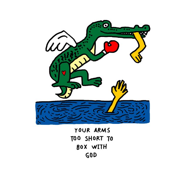 Boxing Crocodile Unisex Tshirt (Von Creator hochgeladen)