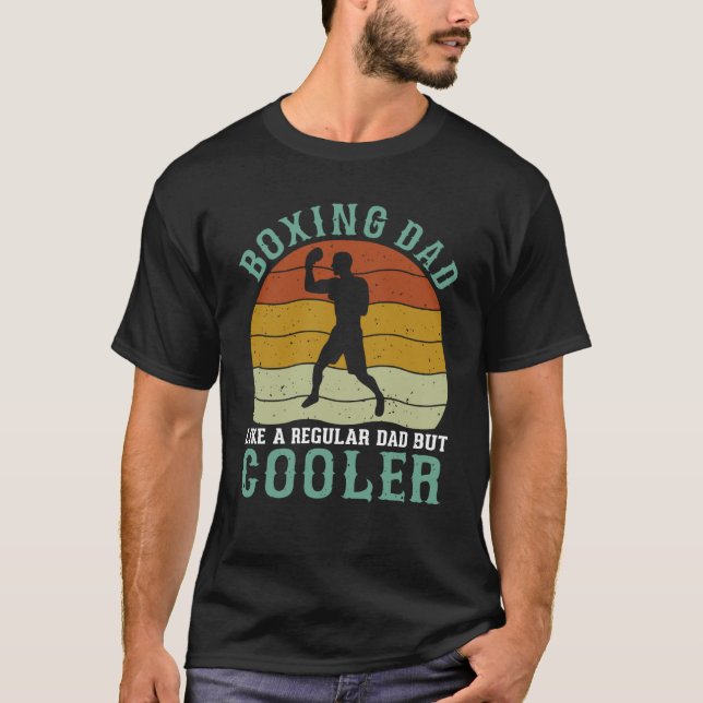 Boxing dad dad Boxer Boxing Coach Fathers Day T-Shirt (Vorderseite)