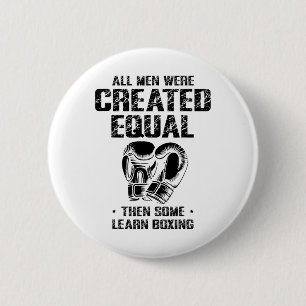 Boxing Day Liebt Boxen Trainiert Coach Fighter Button