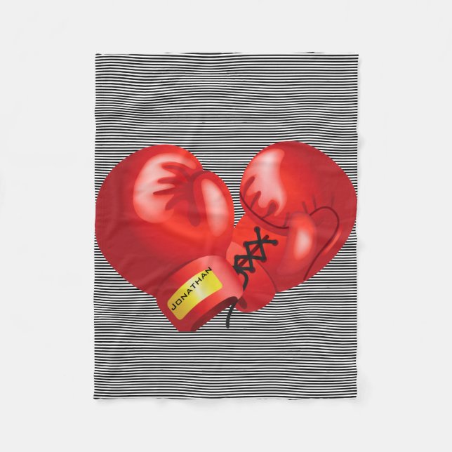 Boxing Design Fleece Blanket (Vorderseite)
