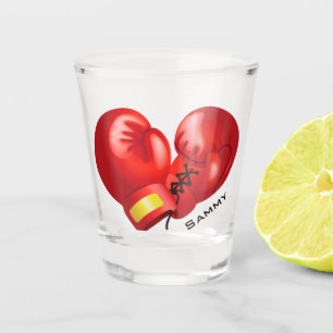 Boxing Design Shot Glass Schnapsglas