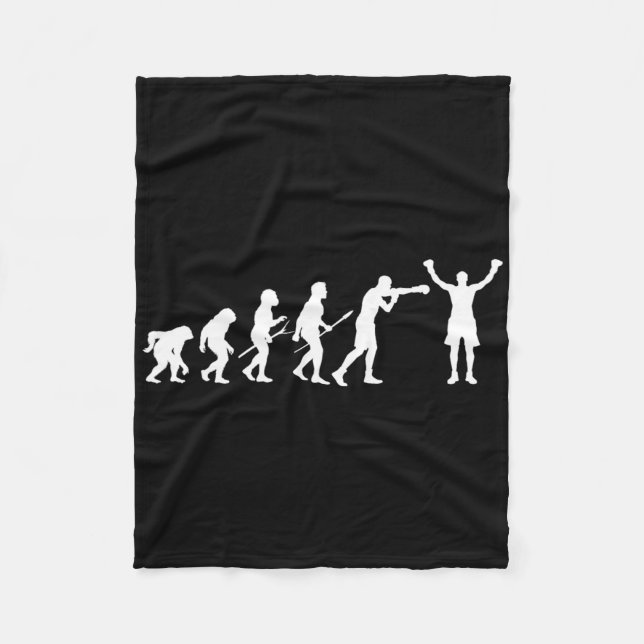 Boxing Evolution - Boxing Lover Boxer Kickboxing F Fleecedecke (Vorderseite)