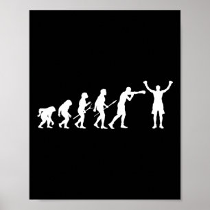 Boxing Evolution - Boxliebhaber Boxer Kickboxen F Poster
