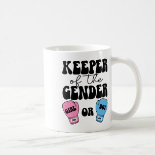 Boxing Gender Reveal Idee Party Keeper of the Gend Kaffeetasse