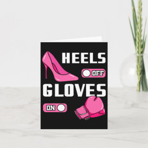 Boxing Girl Boxer Female Coach Combat Sport Train Karte