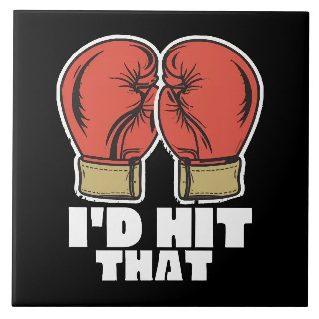 Boxing Gloves Fliese (Vorderseite)