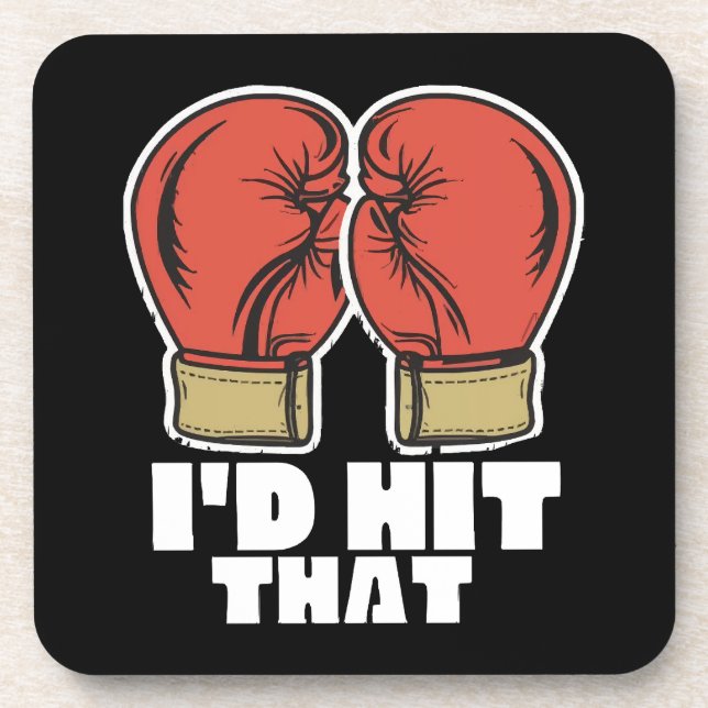 Boxing Gloves Getränkeuntersetzer (Vorderseite)