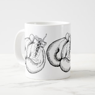 BOXING GLOVES SPORTY DESIGN Jumbo-Tasse