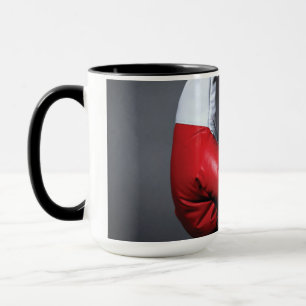 Boxing gloves tasse