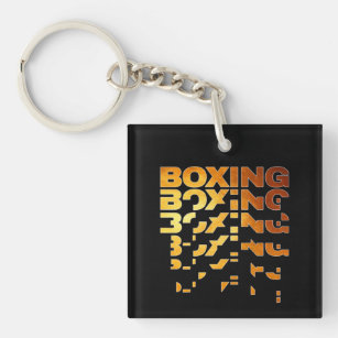 Boxing Graphic Art - Boxer Schlüsselanhänger