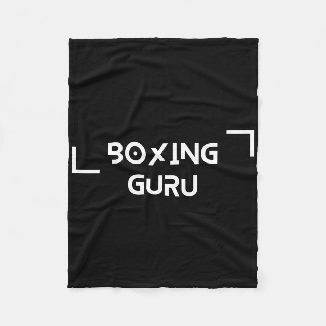 Boxing Guru Fleecedecke (Vorderseite)