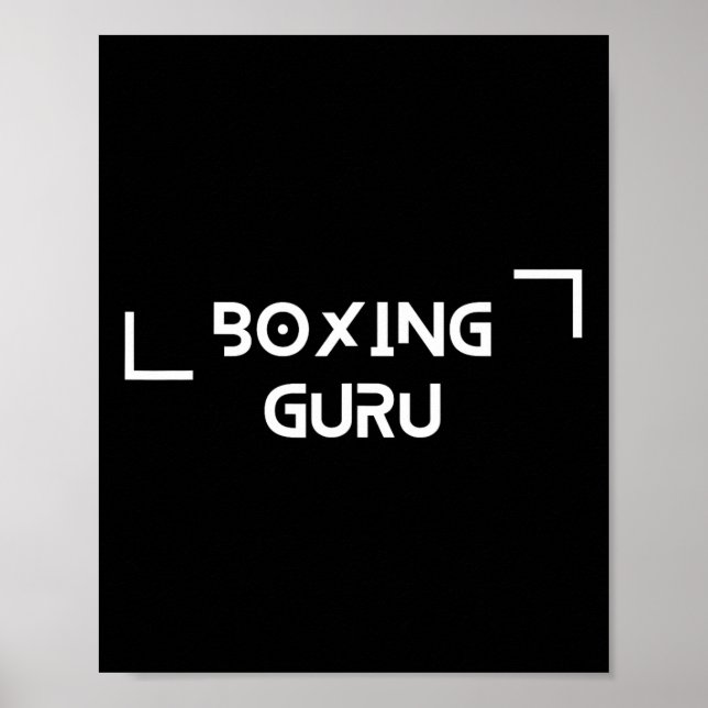 Boxing Guru Poster (Vorne)
