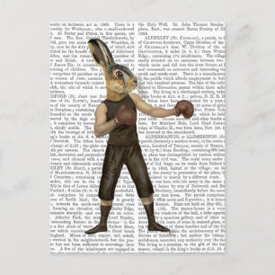 Boxing Hare Postkarte