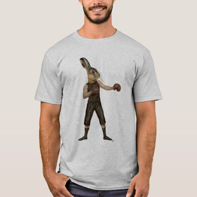 Boxing Hare T-Shirt (Vorderseite)