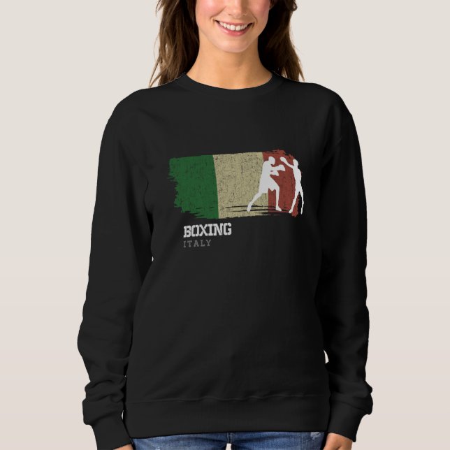 Boxing Italy Combat Sports Fighter Boxing  1 Sweatshirt (Vorderseite)