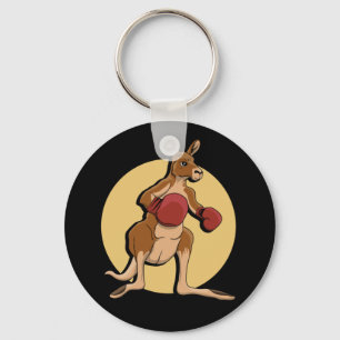 Boxing Kangaroo Schlüsselanhänger