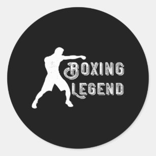 Boxing Legend Kickboxing Boxer MIXED MARTIAL ARTS Runder Aufkleber