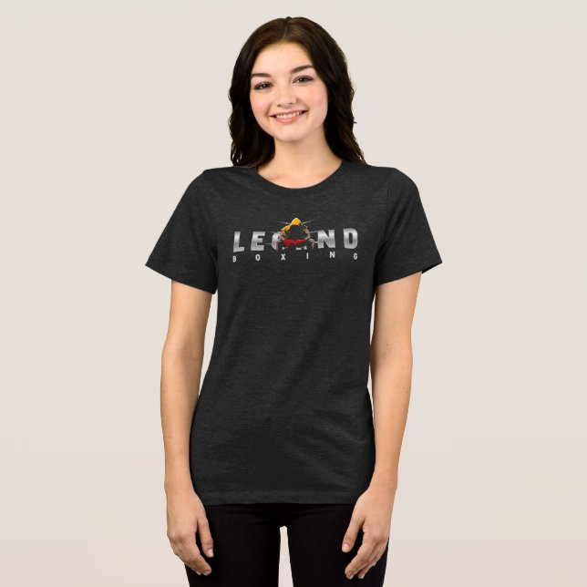 Boxing-Legenden | Frauen  Tri-Blend Shirt (Vorderseite voll)