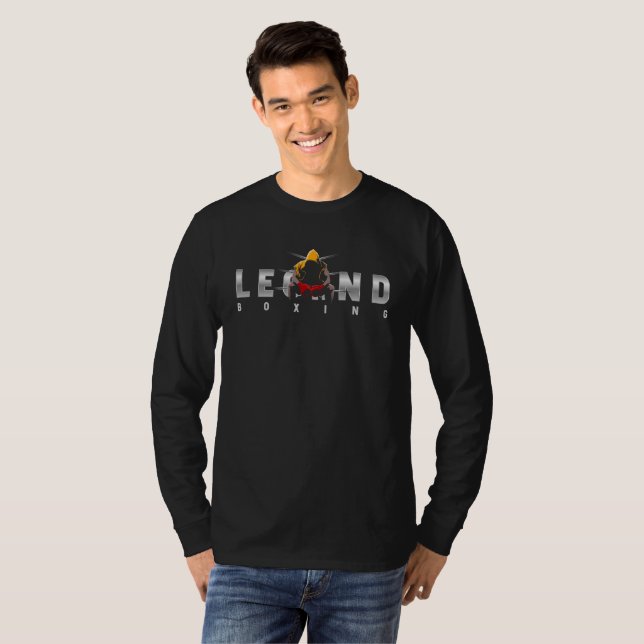 Boxing-Legenden | Männer Langarm T-Shirt (Vorne ganz)