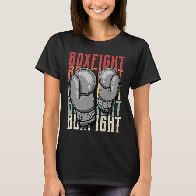 Boxing Leinwand Sparring Match Coach T-Shirt (Vorderseite)
