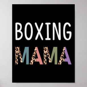 Boxing Mama Boxer Women Gift - Funny Boxing Mama Poster