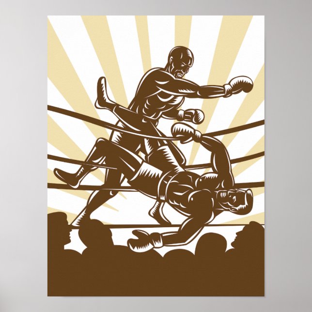 Boxing Match Poster (Vorne)