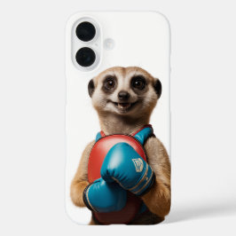 Boxing Meerkat Sports iPhone 16 Fall iPhone 16 Hülle