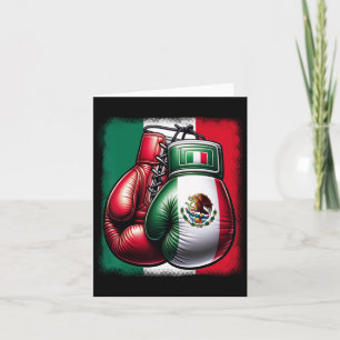 Boxing Mexico Funny mexikanisch Vintage Boxen M Karte