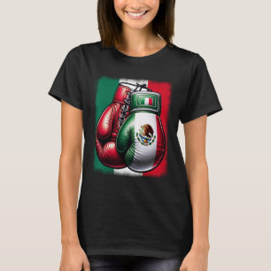 Boxing Mexico Funny mexikanisch Vintage Boxen M T-Shirt