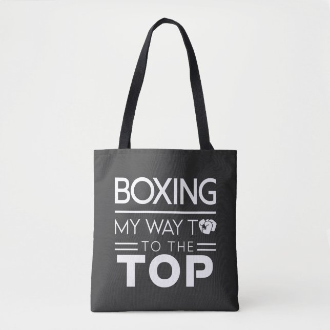 Boxing Motivation Quote Bold Minimal Typography (Vorderseite)