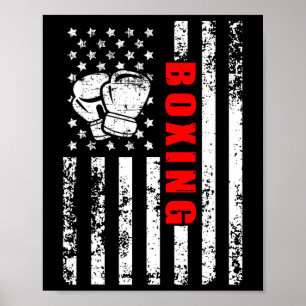 Boxing Patriotic Boxing Poster